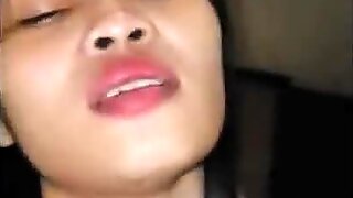 Asian Cewek nya sange crot dimuka